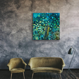 Aqua Dreams - Metal Box Art Metal Box Wall Art Este MacLeod