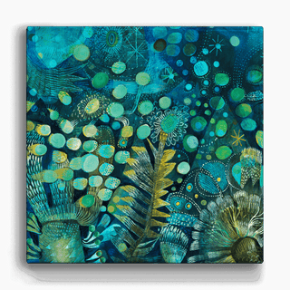 Aqua Dreams - Metal Box Art Metal Box Wall Art Este MacLeod