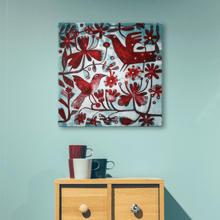 Christmas Berries - Metal Box Art Metal Box Wall Art Este MacLeod