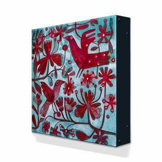 Christmas Berries - Metal Box Art Metal Box Wall Art Este MacLeod