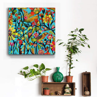 Daydream Garden Symphony - Metal Box Art Metal Box Wall Art Este MacLeod