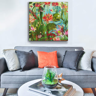 Lily Pond - Metal Box Art Metal Box Wall Art Este MacLeod