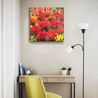 Indian Paintbrush I - Metal Box Art Metal Box Wall Art Nancy Seiler