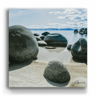 Lake Tahoe Shoreline: Metal Box Art Metal Box Wall Art John Lichtwardt