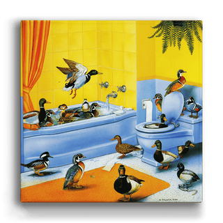 Suburban Refuge - Metal Box Art Metal Box Wall Art Monte Dolack