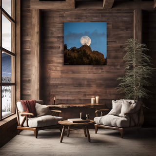 Full Moon Rises - Metal Box Art Metal Box Wall Art Michael Underwood