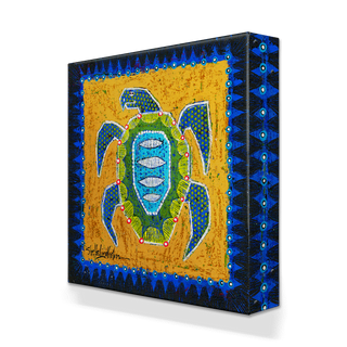 Sea Turtle - Metal Box Art Metal Box Wall Art Shelle Lindholm