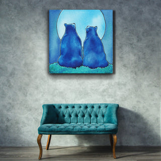 Once in a Blue Moon - Metal Box Art Metal Box Wall Art Karen Savory