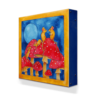Double Date - Metal Box Art Metal Box Wall Art Karen Savory