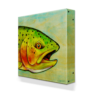 Just Another Fish in the Sea - Metal Box Art Metal Box Wall Art Karen Savory