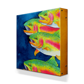 On the Move - Metal Box Art Metal Box Wall Art Karen Savory