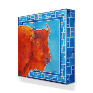 Prairie Thunder - Metal Box Art Metal Box Wall Art Karen Savory