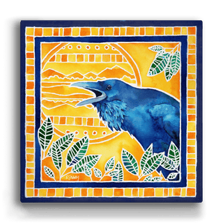 Raven Speak - Metal Box Art Metal Box Wall Art Karen Savory