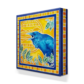 Raven Speak - Metal Box Art Metal Box Wall Art Karen Savory