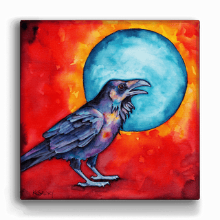 Ravenous Eclipse - Metal Box Art Metal Box Wall Art Karen Savory