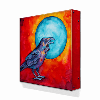 Ravenous Eclipse - Metal Box Art Metal Box Wall Art Karen Savory