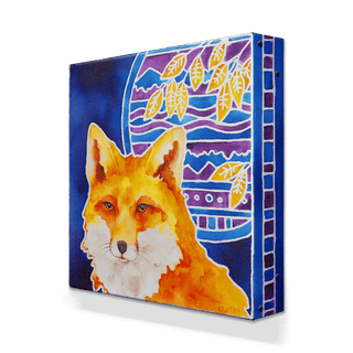 The Sly Fox - Metal Box Art Metal Box Wall Art Karen Savory