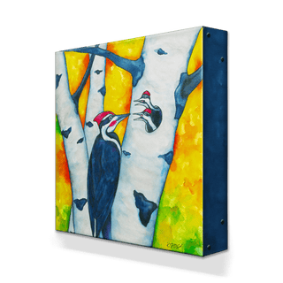 Table For Two - Metal Box Art Metal Box Wall Art Karen Savory