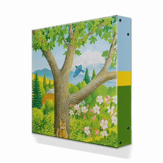 Zoo City Triptych - Metal Box Art Metal Box Wall Art Monte Dolack
