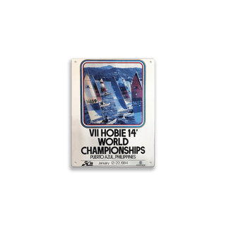1984 Hobie 14 World Championships - Metal Wall Art Wood & Metal Wall Art Hobie