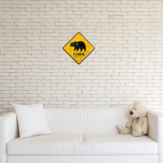 Grizzly Crossing - Metal Wall Art Wood & Metal Wall Art Meissenburg Designs