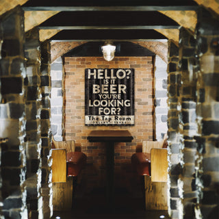 Is It Beer You're Looking For: Personalized - Corrugated Metal Wall Art Corrugated Wall Art Meissenburg Designs