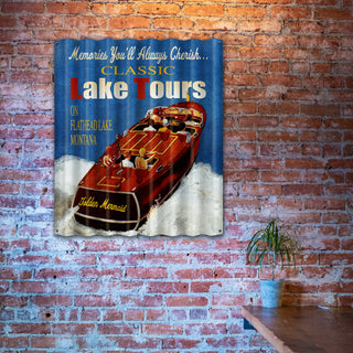 Classic Lake Tours - Corrugated Metal Wall Art Corrugated Wall Art Meissenburg Designs