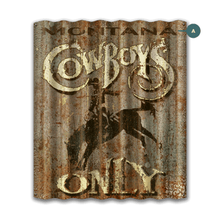Cowboys Only - Corrugated Metal Wall Art Corrugated Wall Art Marty Mummert Studio