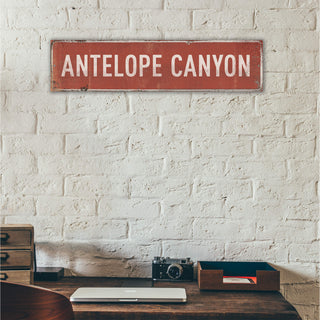 Landmark Classic Custom Signs: Terra Cotta 1 - Wall Decor Wood & Metal Wall Art Out West Design