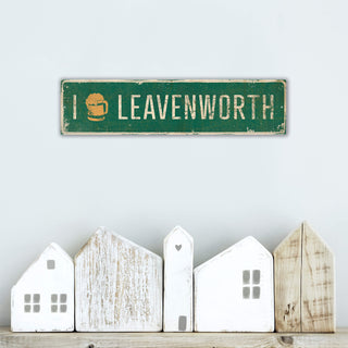 Landmark "I Heart" Custom Signs: Green Beer Stein - Wall Decor Wood & Metal Wall Art Out West Design