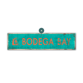 Landmark Surf Custom Signs: Turquoise - Wall Decor Wood & Metal Wall Art Out West Design