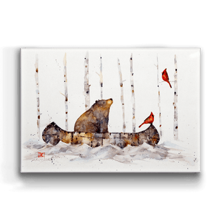 If a Bear had a Boat - Metal Box Art Metal Box Wall Art Dean Crouser