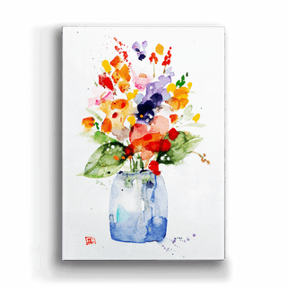 Flower Vase - Metal Box Art Metal Box Wall Art Dean Crouser