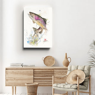 Jumping Trout - Metal Box Art Metal Box Wall Art Dean Crouser