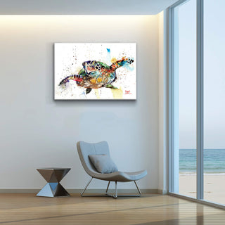 Sea Turtle - Metal Box Art Metal Box Wall Art Dean Crouser