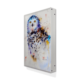 Snowy Owl - Metal Box Art Metal Box Wall Art Dean Crouser