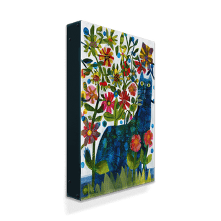 Blue Cat - Metal Box Art Metal Box Wall Art Este MacLeod