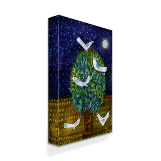 Birds in Tree - Metal Box Art Metal Box Wall Art Este MacLeod