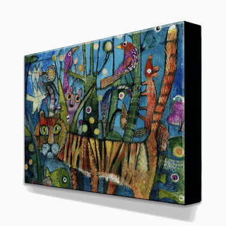 Tiger, Tiger - Metal Box Art Metal Box Wall Art Este MacLeod
