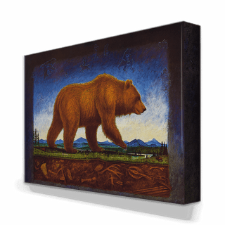 Great Bear - Metal Box Art Metal Box Wall Art Monte Dolack
