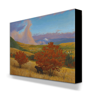 October View from Mt. Jumbo - Metal Box Art Metal Box Wall Art Monte Dolack