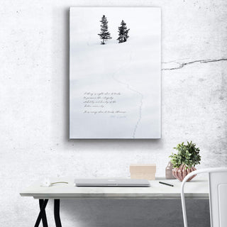 Two Pines' Whispers - Metal Box Art Metal Box Wall Art Michael Underwood