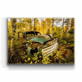 Abandoned Truck - Metal Box Art Metal Box Wall Art Michael Underwood