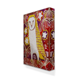 Barn Owl 1 - Metal Box Art Metal Box Wall Art Shelle Lindholm