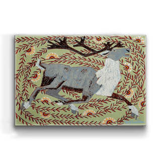 Woodland Caribou - Metal Box Art Metal Box Wall Art Shelle Lindholm
