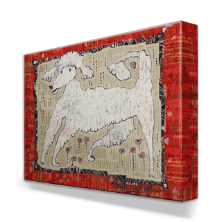 Mademoiselle Doodle - Metal Box Art Metal Box Wall Art Shelle Lindholm