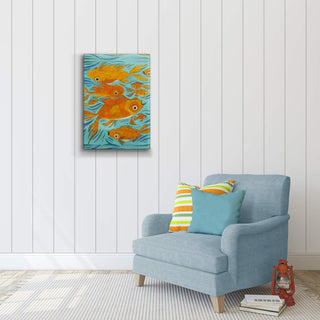 Koi Fish - Metal Box Art Metal Box Wall Art Shelle Lindholm