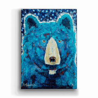 Moon Bear - Metal Box Art Metal Box Wall Art Shelle Lindholm