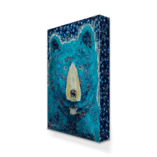 Moon Bear - Metal Box Art Metal Box Wall Art Shelle Lindholm
