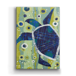 Rising Turtle - Metal Box Art Metal Box Wall Art Shelle Lindholm